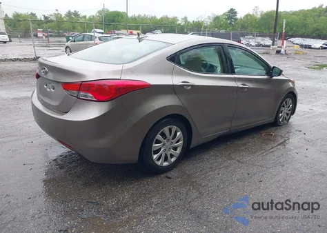 2011 Hyundai Elantra Gls из США, поврежденный, VIN 5NPDH4AE5BH025932